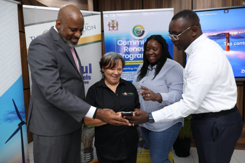 Left to Right - PIOJ, Michelle Chong - HoneyBun Foundation, Nichole and Ricardo Thompson - Niritech Digital Services Limited